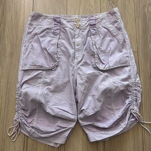 Free People Light Purple Cargo Shorts